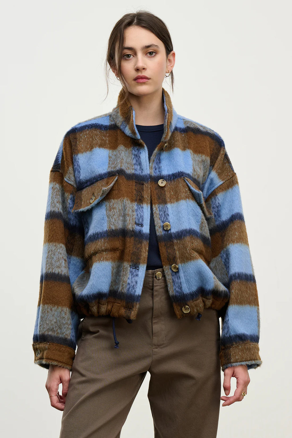 AUBREY JACKET IN PLAID