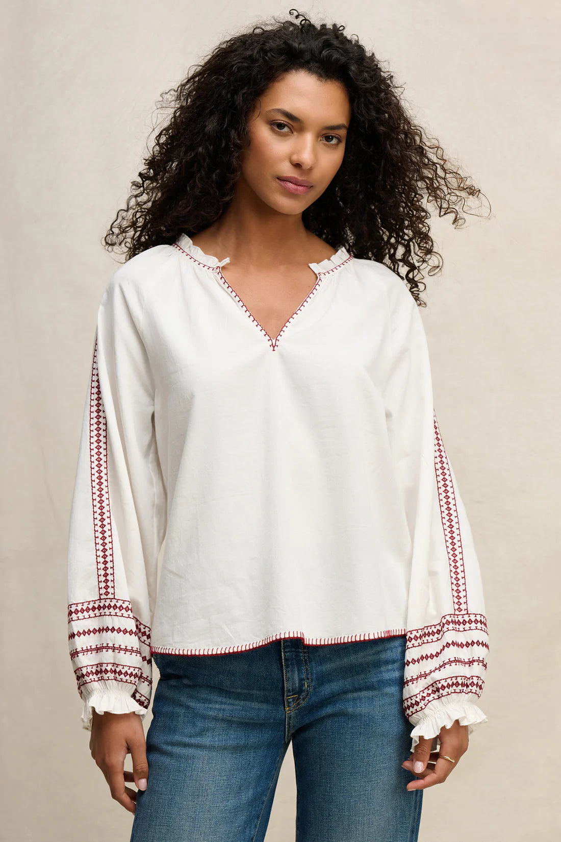 SCARLETT TOP IN CREAM