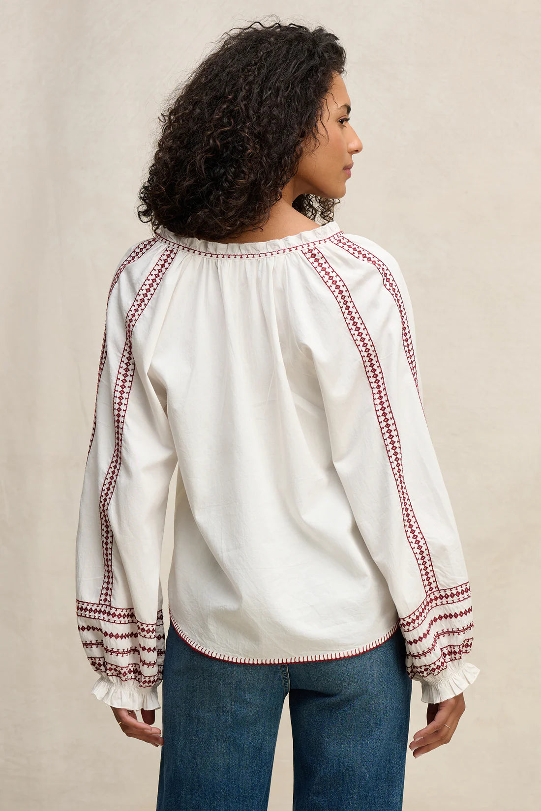 SCARLETT TOP IN CREAM